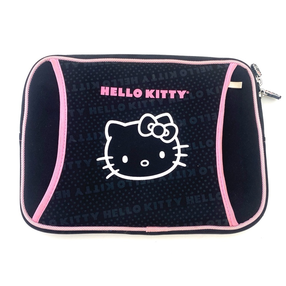 Hello Kitty Black/Pink Neoprene Tablet Carrier
